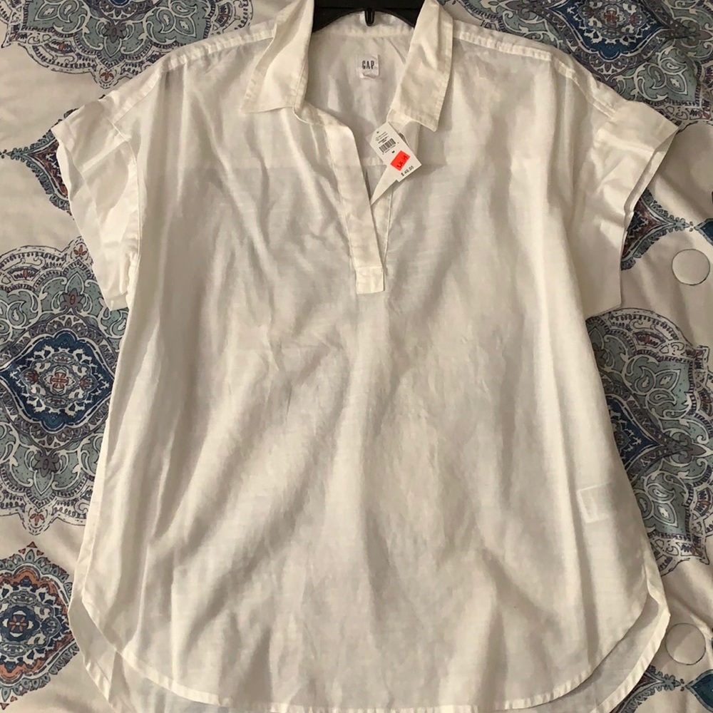 White linen shirt